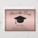 Search for save the date graduation invitations Black