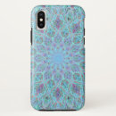 Search for elegant mandala iphone cases Turquoise