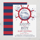 Search for red baby boy shower invitations Elegant