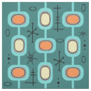 Search for teal geometric fabric Retro