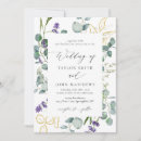 Search for lavender and gold wedding invitations Flowers