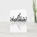 Search for black and white music cards Treble clef