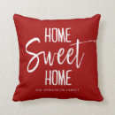 Search for home sweet home cushions Red