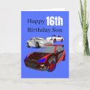 Search for son 16th birthday cards Boy