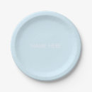 Search for light blue paper plates Simple