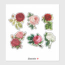 Search for victorian valentines stickers Red rose