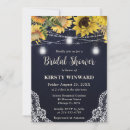 Search for sunflower mason jar bridal shower invitations Floral