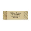 Search for music note return address labels Band