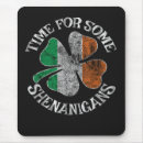 Search for irish clover mousepads Shenanigans