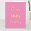 Search for sweet 16 girl birthday cards For her