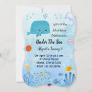 Search for nautical boy 1st birthday invitations Whale