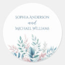 Search for pastel blue wedding stickers Modern