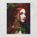 Search for red haired postcards Lady