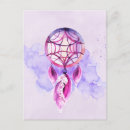 Search for watercolor dreamcatcher postcards Tribal