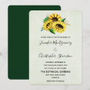 Search for sunflower bouquet wedding invitations Summer