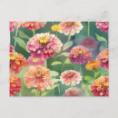 Search for zinnia flower postcards Botanical