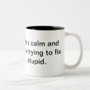 Search for keep calm office mugs Humour