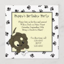 Search for puppy bone invitations Paw