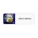 Search for moon and stars return address labels Astronomy
