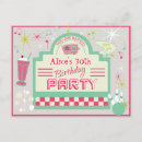 Search for rockabilly birthday invitations Vintage