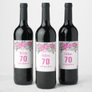 Search for 70th birthday wine Watercolor