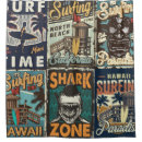 Search for surf shower curtains Vintage