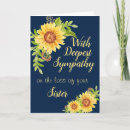 Search for loss of sister sympathy cards Floral