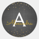 Search for elegant black gold stickers Bridal shower