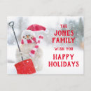 Search for shovel postcards Snowman