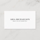 Search for classic standard business cards Black and white