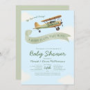 Search for vintage airplane invitations Shower