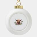 Search for cowgirl christmas tree decorations Highland cow