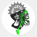 Search for vintage steampunk stickers Gears
