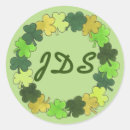 Search for green shamrock stickers Irish