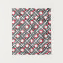 Search for black red and white tapestries Modern