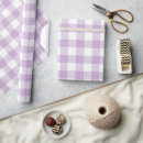 Search for purple plaid wrapping paper Gingham