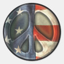 Search for vintage peace stickers War