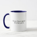 Search for funny latin mugs Language