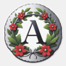 Search for monogram letter stickers Round