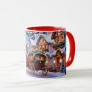 Search for christmas village mugs Snow
