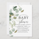 Search for greenery eucalyptus baby shower invitations Succulent