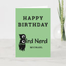 Search for bird watcher birthday cards Birding
