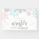 Search for winter onederland banners First birthday