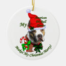 Search for bull terrier christmas tree decorations Pitbull