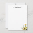 Search for sunflower note cards Simple
