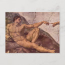 Search for the creation of adam postcards God
