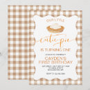 Search for pie party invitations Fall