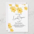 Search for bold bridal shower invitations Yellow