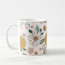 Search for retro pattern mugs Flowers