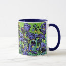 Search for van gogh flower mugs Blue